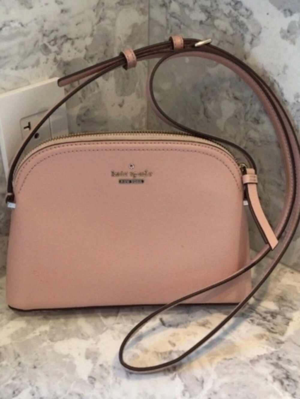Kate Spade Patterson Drive Peggy Small Dome Crossbody Soft Blush Pink